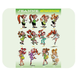 Tapis de souris Mademoiselle Jeanne Metamorphose