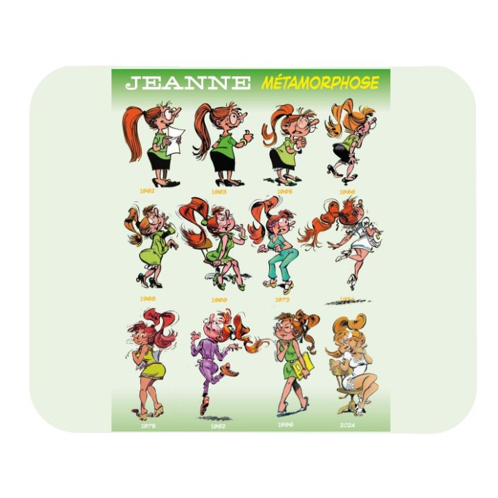 Tapis de souris Mademoiselle Jeanne Metamorphose