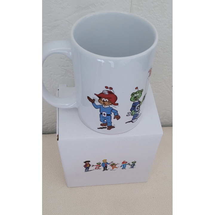 Mug  Khéna et Le Scrameustache Gos 300 ml en céramique