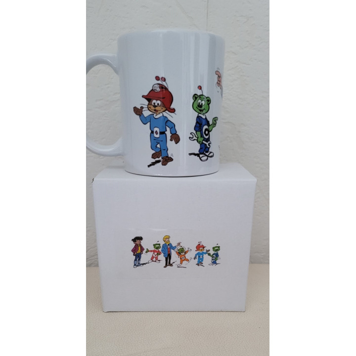 Mug  Khéna et Le Scrameustache Gos 300 ml en céramique