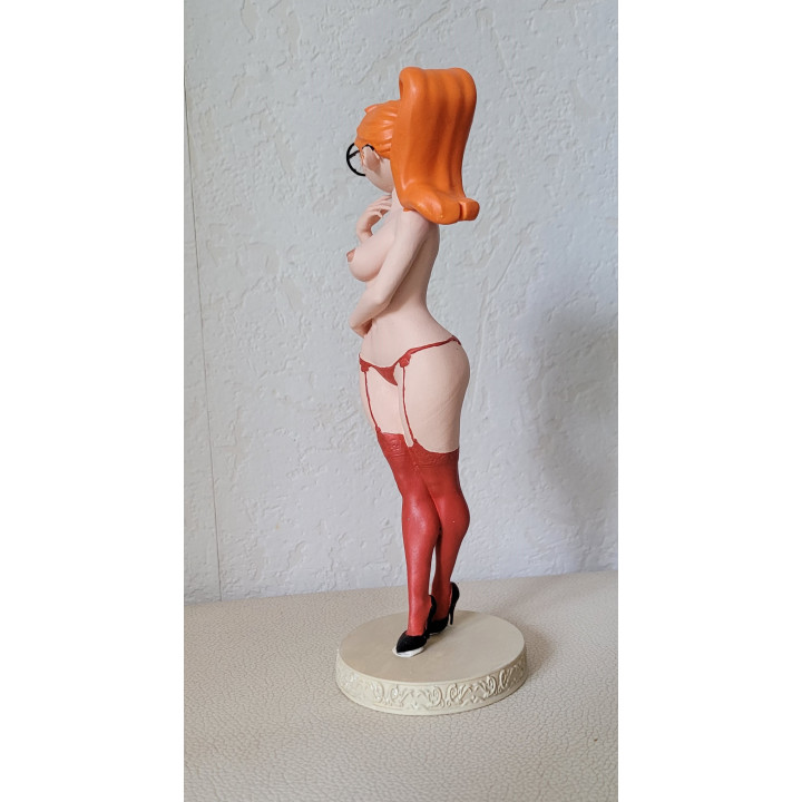 Figurine Sexy Style Mademoiselle Jeanne Pin up Gaston Lagaffe 17 cm Resine