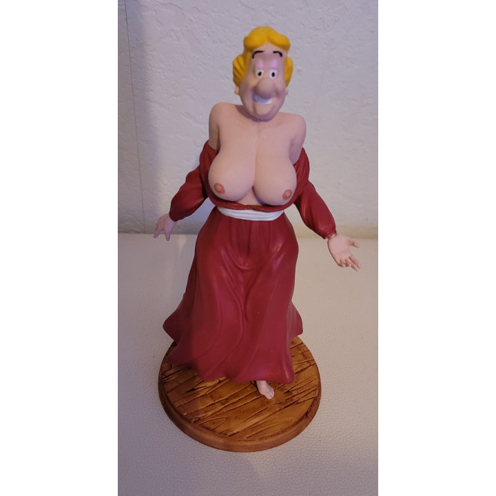 Figurine Sexy Style Bonemine fait un Strip tease Asterix 17 cm en resine