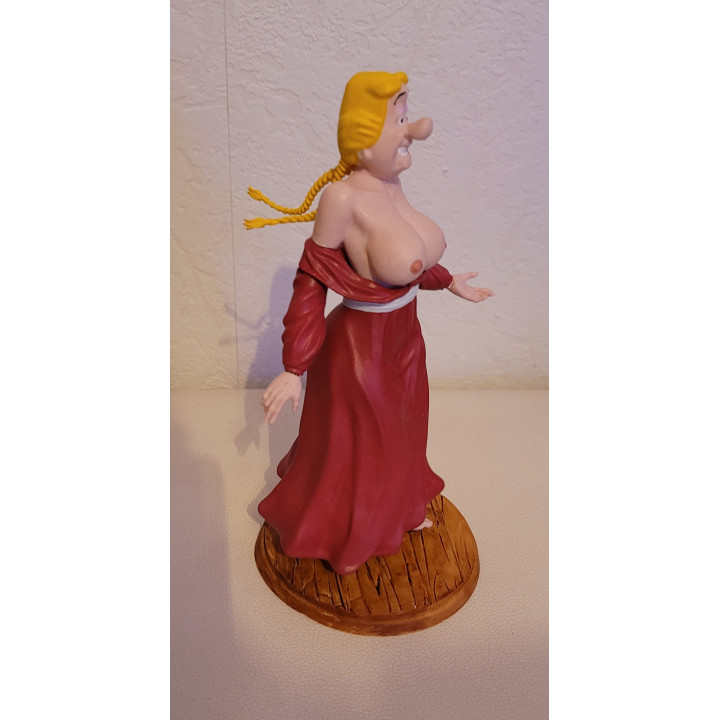 Figurine Sexy Style Bonemine fait un Strip tease Asterix 17 cm en resine