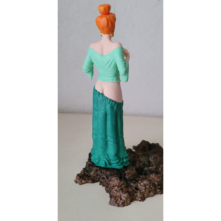Figurine Sexy Style Madame Agecanonix fait un Strip Tease Asterix 21 cm en resine