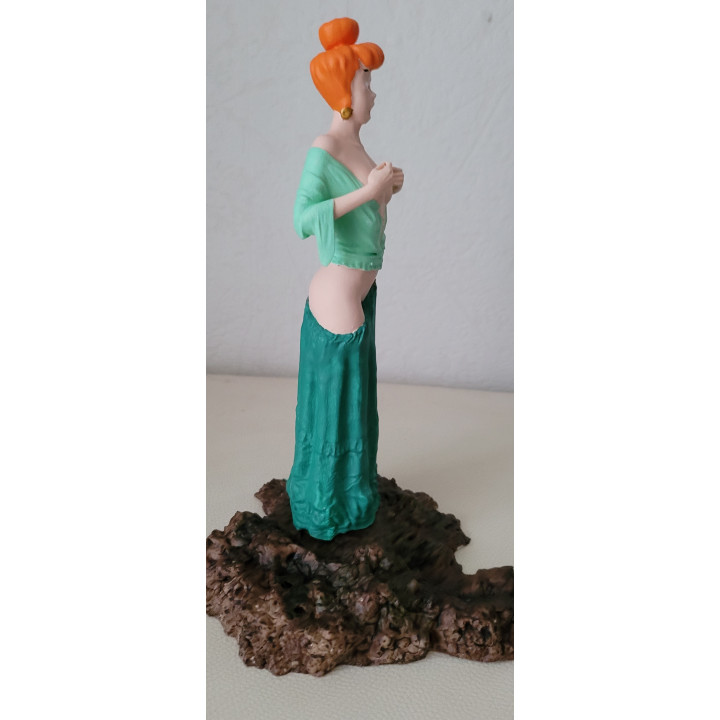 Figurine Sexy Style Madame Agecanonix fait un Strip Tease Asterix 21 cm en resine