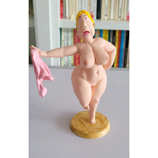 Figurine Sexy Style Iélosubmarine fait son strip tease Asterix 15cm en Résine