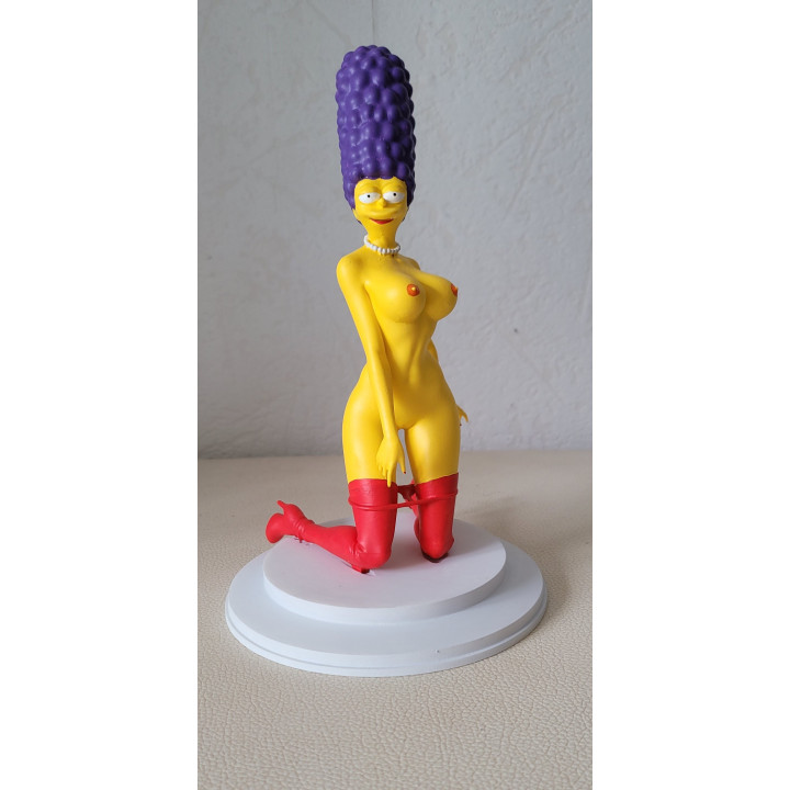 Sexy Marge Simpson Striptease Figurine Panties 21 cm Resin