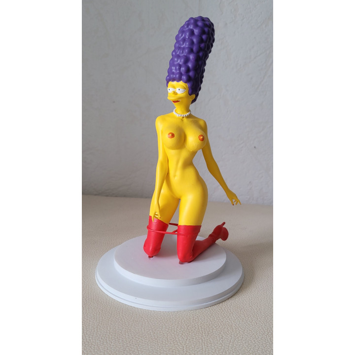 Sexy Marge Simpson Striptease Figurine Panties 21 cm Resin