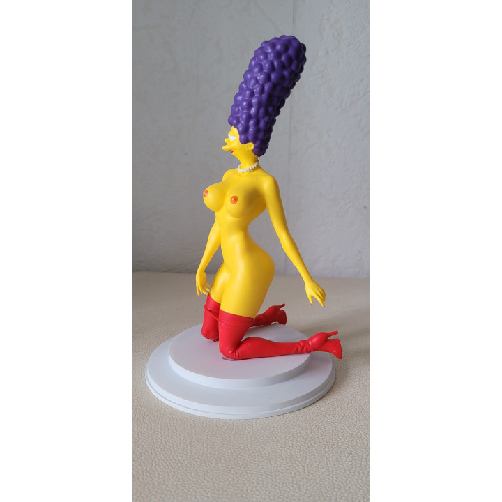 Sexy Marge Simpson Striptease Figurine Panties 21 cm Resin