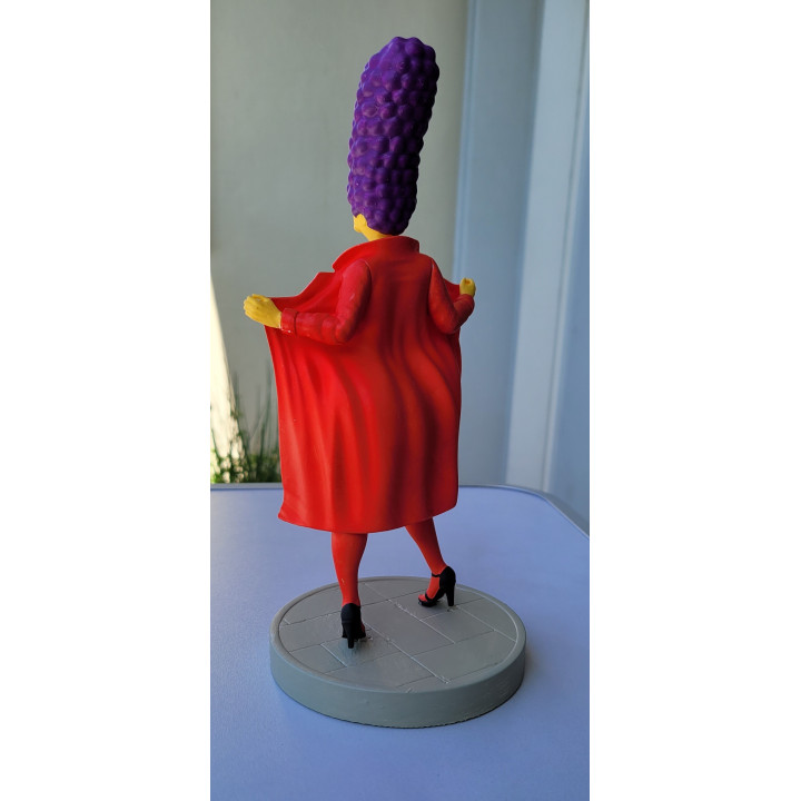 Figurine Sexy Style Marge Simpson Exhibitioniste 22 cm Resine