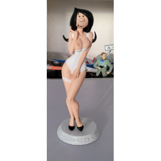 Figurine Sexy Style la secrétaire de Lebrac Gaston Lagaffe en Résine