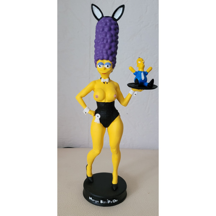Figurine Sexy Style Marge Simpson Playmate 24 cm en Résine
