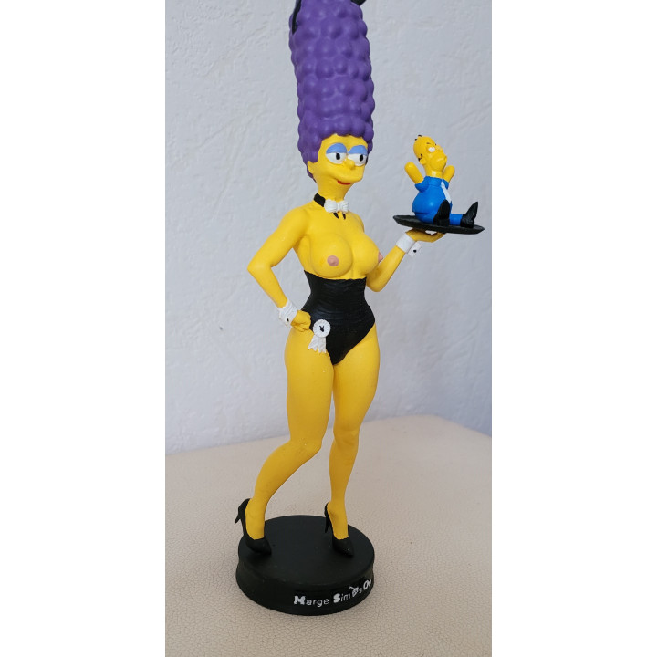 Figurine Sexy Style Marge Simpson Playmate 24 cm en Résine
