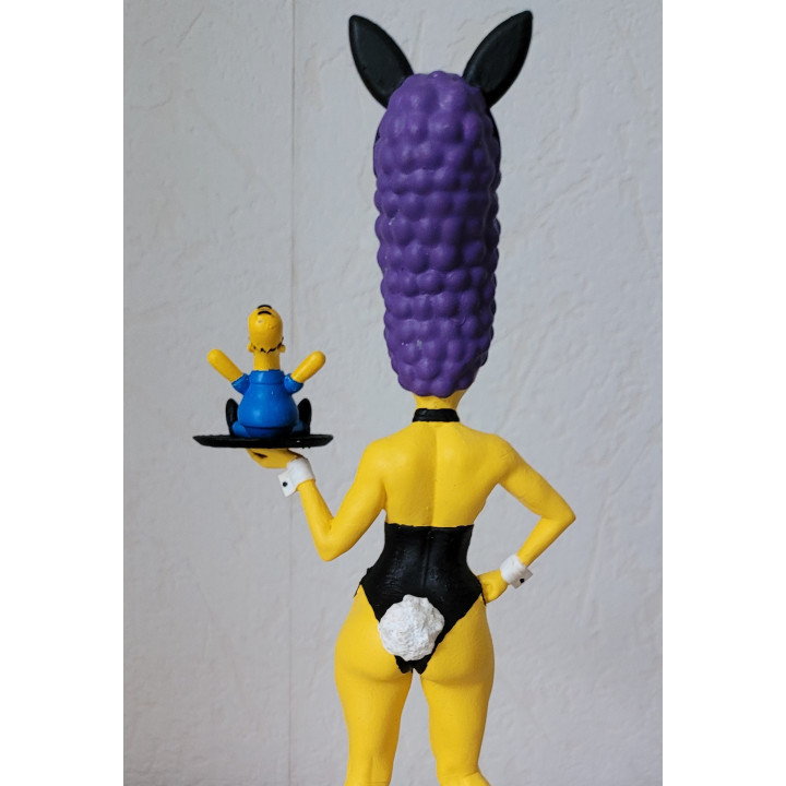Figurine Sexy Style Marge Simpson Playmate 24 cm en Résine