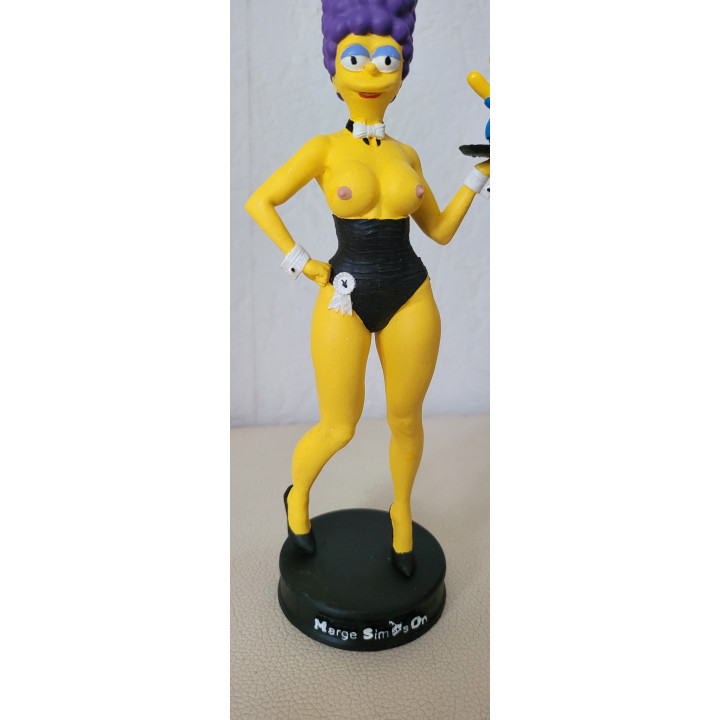 Figurine Sexy Style Marge Simpson Playmate 24 cm en Résine