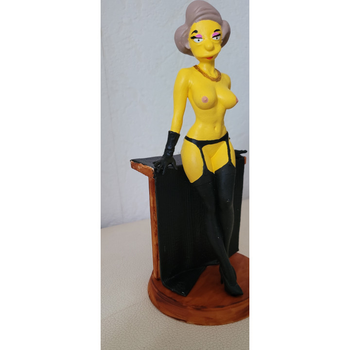 Figurine Sexy Style Edna Krapabelle Thème simpsons en Résine