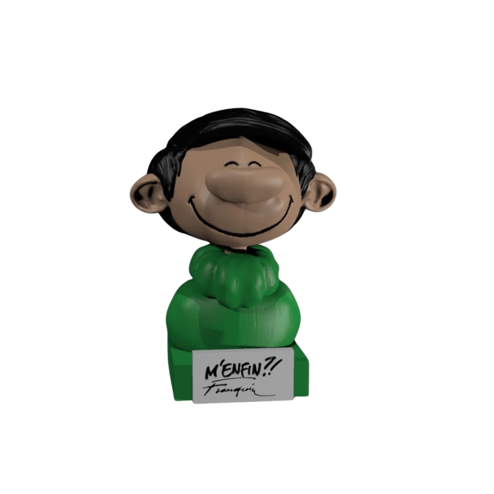 Figurine Gaston Lagaffe a votre Image en Résine