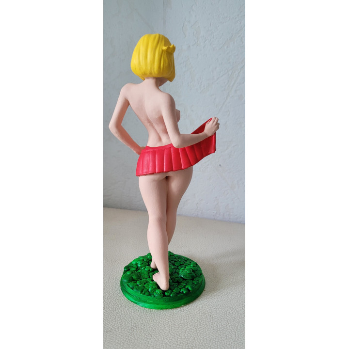 Figurine Sexy Style Style Maman Boule Carine Strip Tease en Résine