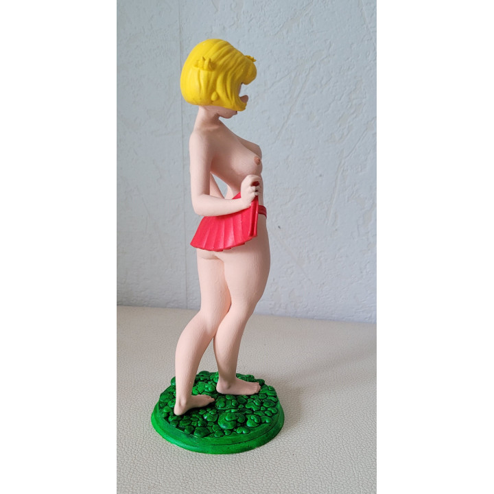 Figurine Sexy Style Style Maman Boule Carine Strip Tease en Résine