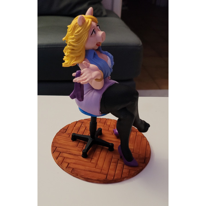 Figurine Sexy  Miss Peggy Pin Up Muppet Show en Résine