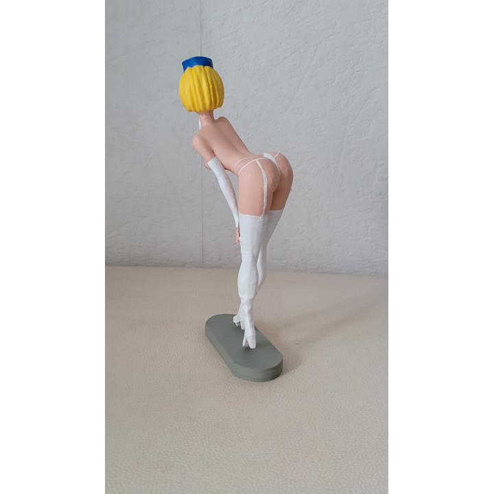 Figurine Sexy Style Natacha Pin Up Kiss 17cm Walthery Résine