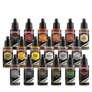 The Army Painter Warpaints Fanatic Metallic 18 couleurs