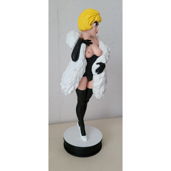 Figurine Sexy Style Natacha Pin Up Bourgeoise 30cm Walthery Résine