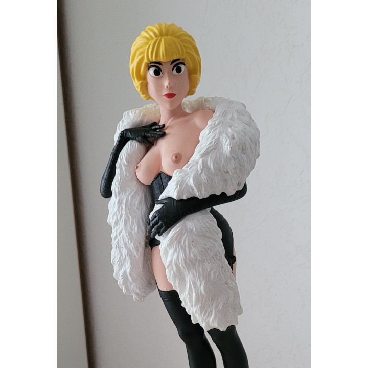 Figurine Sexy Style Natacha Pin Up Bourgeoise 30cm Walthery Résine