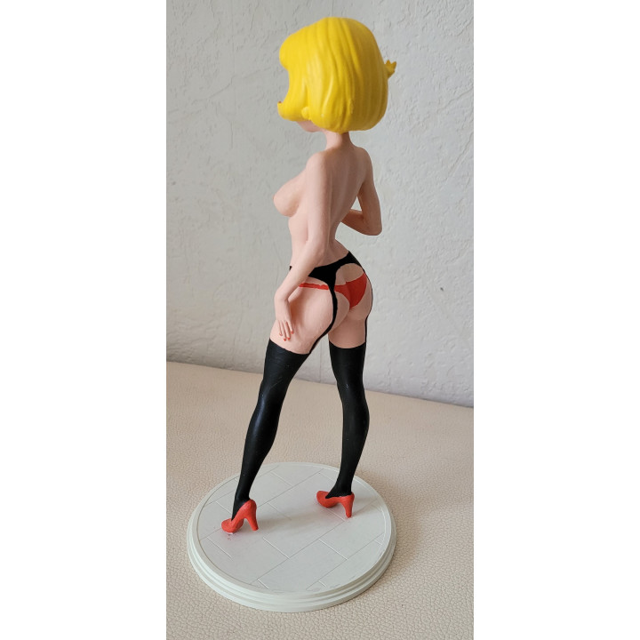 Figurine Sexy Style Maman Boule et Bill Carine Pin up Lingerie Résine