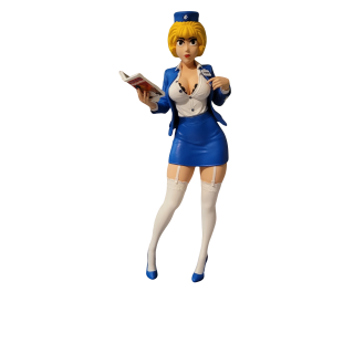 Natacha Hotesse de l'air en tenue de travail sexy non nue 40 cm en Résine