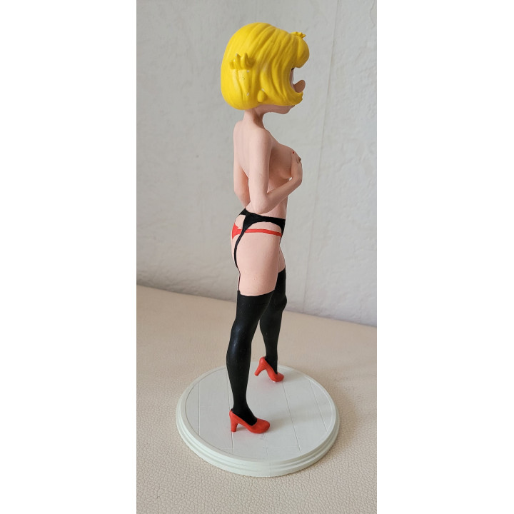 Figurine Sexy Style Maman Boule et Bill Carine Pin up Lingerie Résine