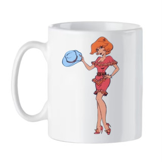 Mug Rubine en tenue style new orleans en céramique