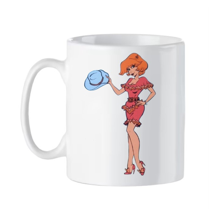 Mug Rubine en tenue style new orleans en céramique