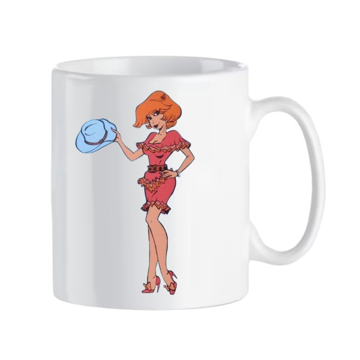 Mug Rubine en tenue style new orleans en céramique