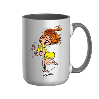 Mug Mademoiselle Jeanne fofolle couleur en céramique