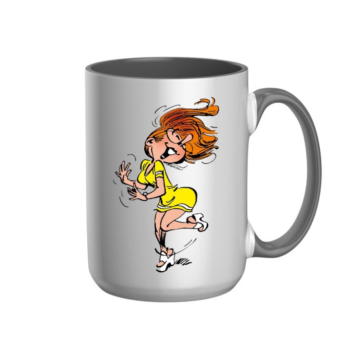 Mug Mademoiselle Jeanne fofolle couleur en céramique