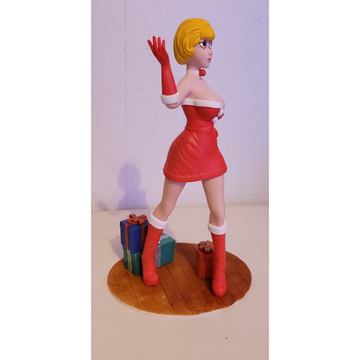 Figurine Sexy Style Natacha Mère Noël Walthery 25 cm en resine