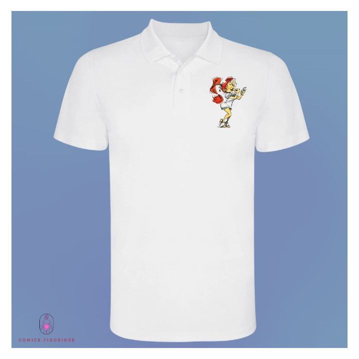 Polo Blanc Manches courtes Mademoiselle Jeanne Maquillage