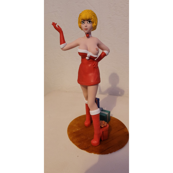 Figurine Sexy Style Natacha Mère Noël Walthery 25 cm en resine
