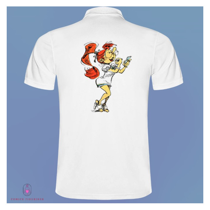 Polo Blanc Manches courtes Mademoiselle Jeanne Maquillage