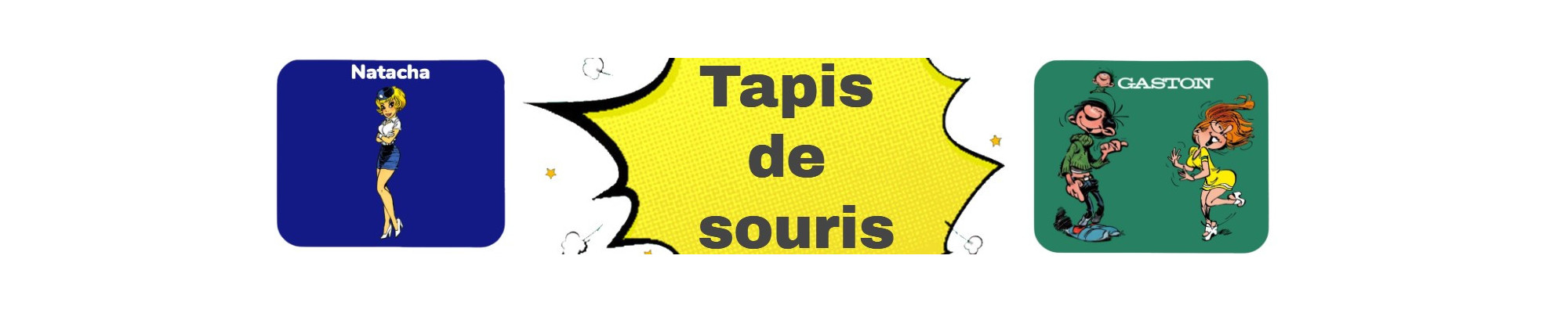 Tapis de souris à Thème Bandes Dessinées